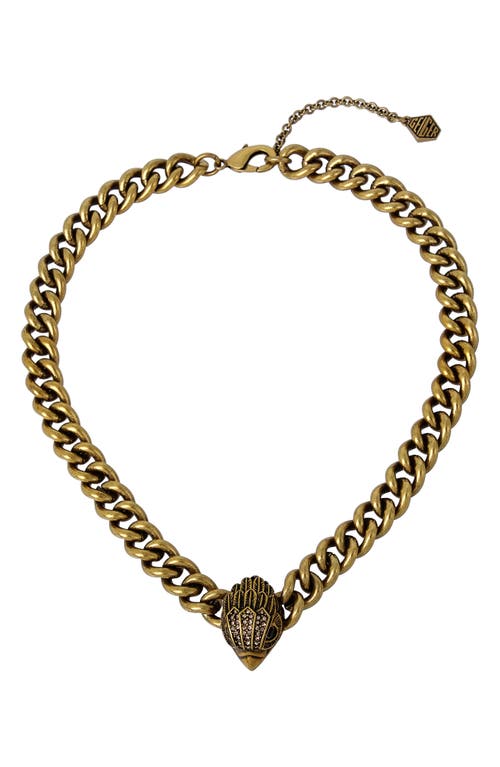 Eagle Collar Necklace in Crystal Dorado