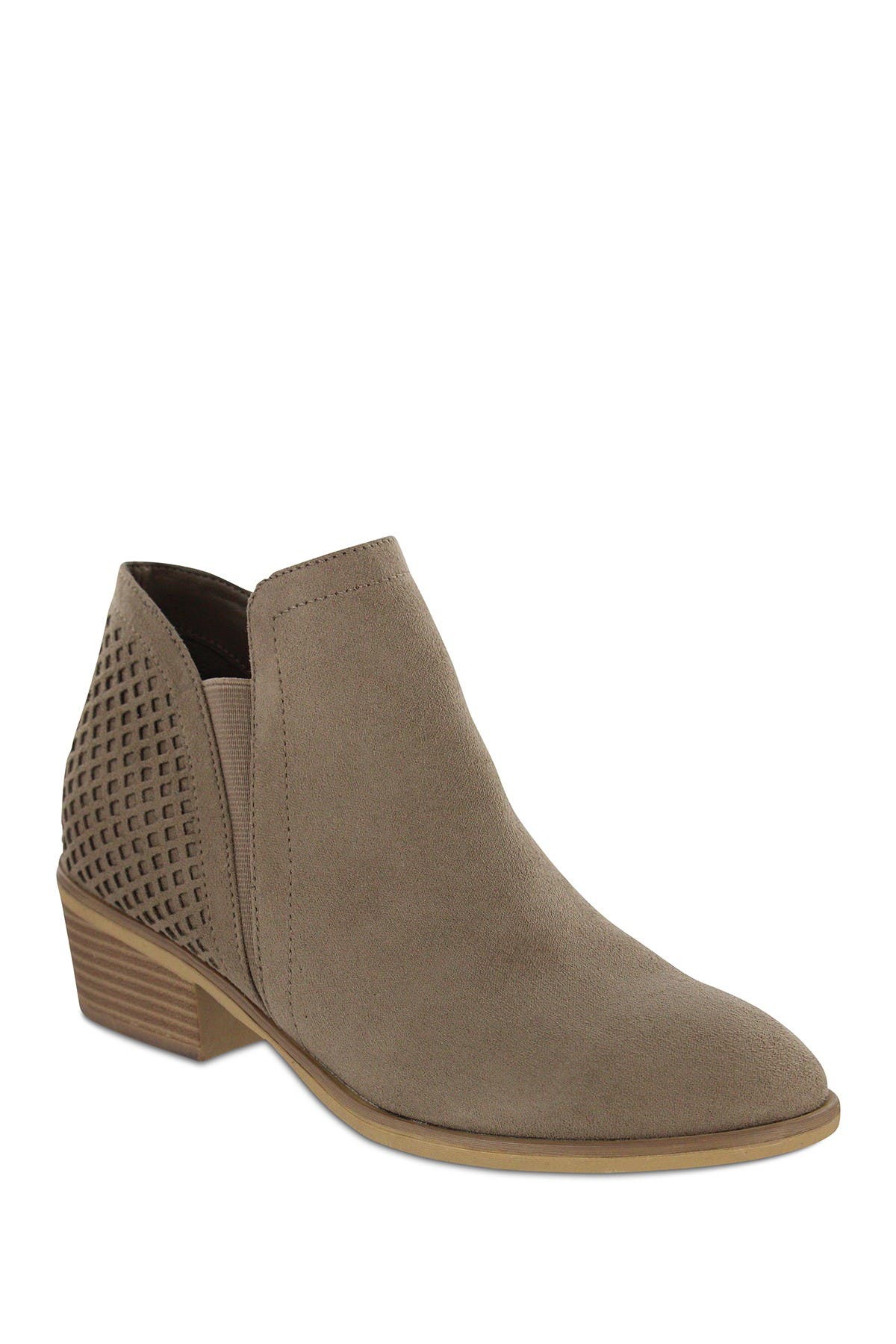 mia thea laser cut bootie