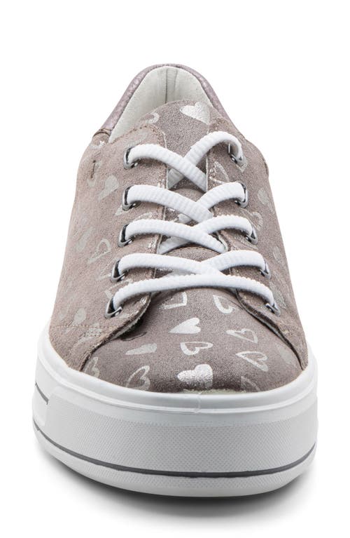 Ara Crystal Platform Sneaker In Moon