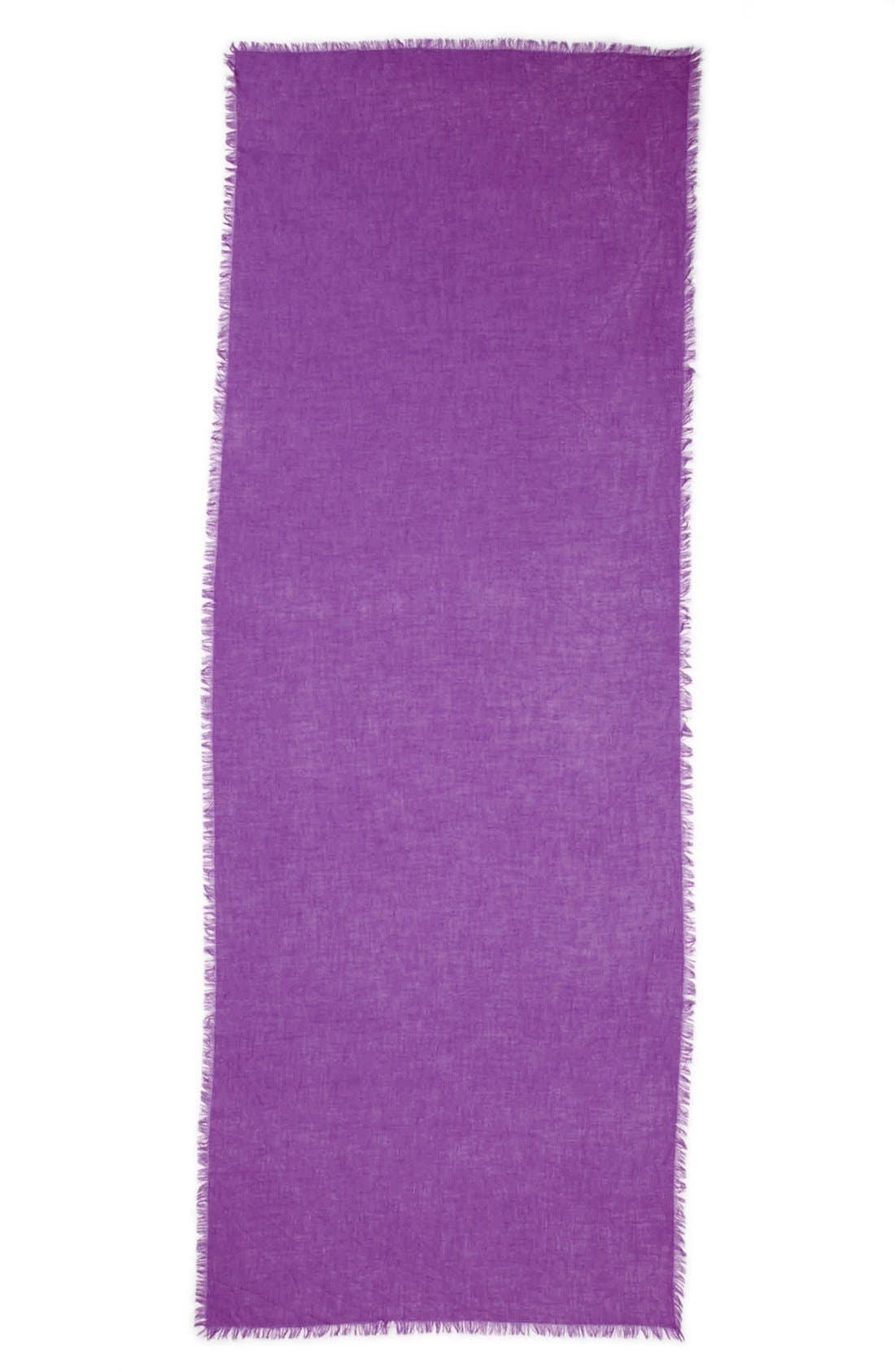 Gaiam Thirsty Yoga Mat Towel - Purple With Green Trim 