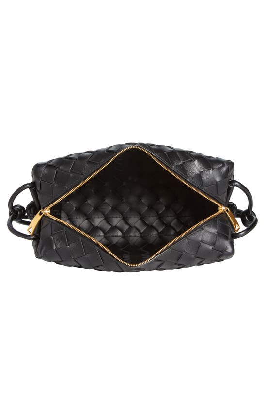 Bottega Small Loop Camera Bag In 8425 Blackgold ModeSens