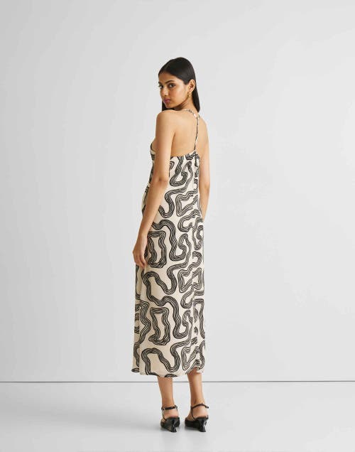 Reistor Midi Slip Dress In Maze
