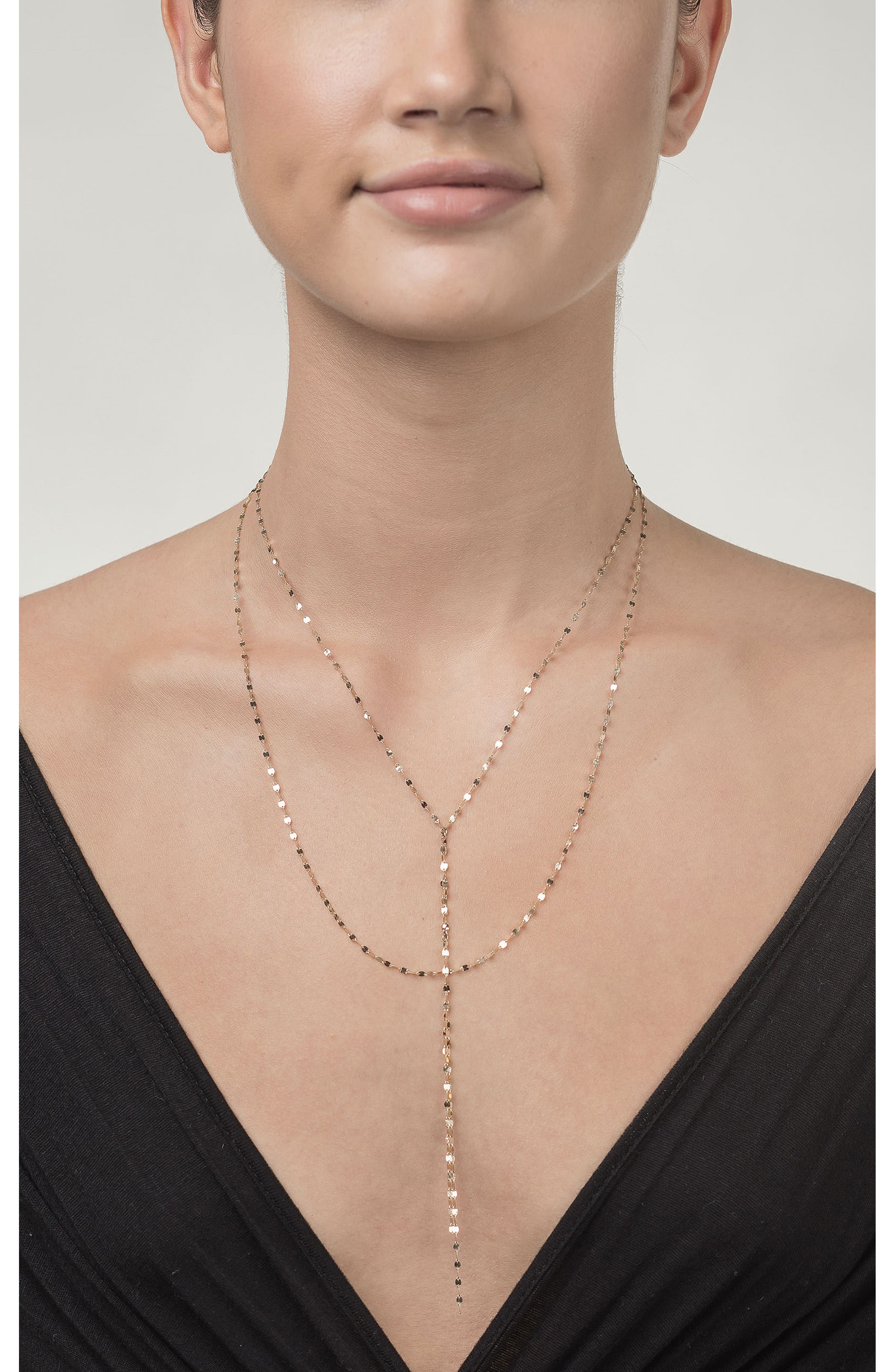 thin solid gold chain