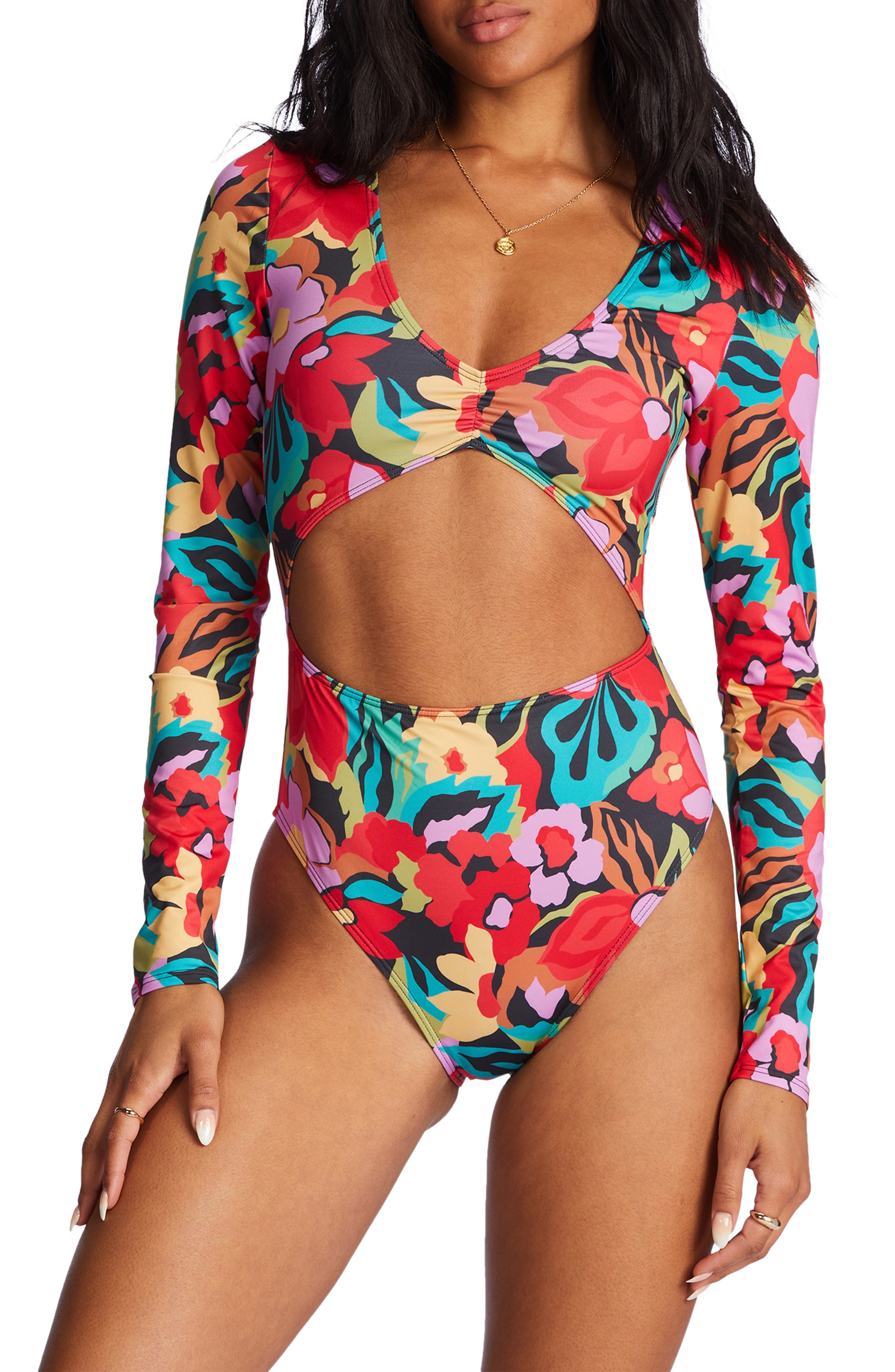 nordstrom long sleeve swimsuit