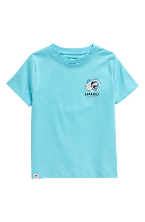 Boardies Kids' Sharky Waters Organic Cotton Graphic T-Shirt Blue at Nordstrom, Y