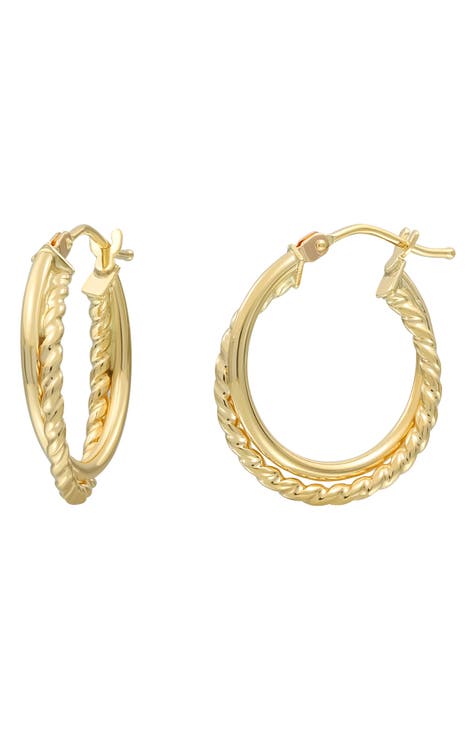 Bony levy store hoop earrings