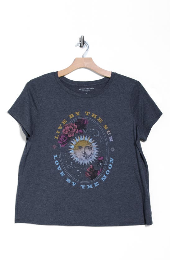 LUCKY BRAND BY THE MOON GRAPHIC T-SHIRT