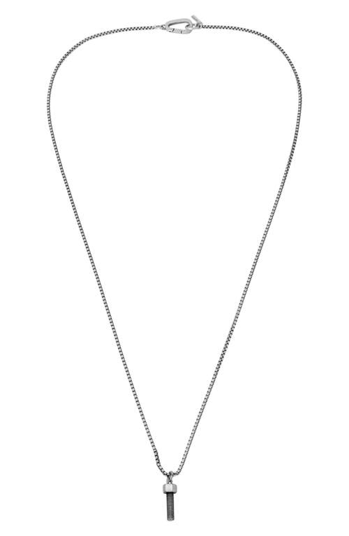 ALLSAINTS SCREW PENDANT NECKLACE 