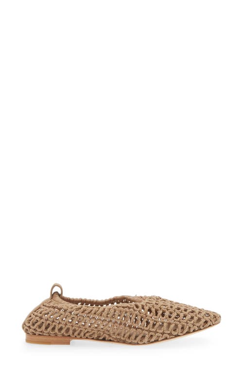 Shop Simon Miller Simonmiller Riad Crochet Flat In Natural