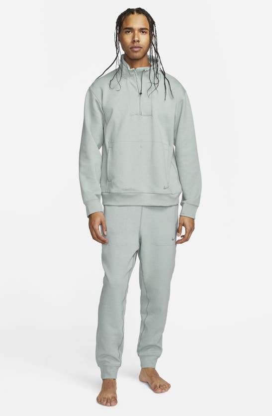 Nike Men's Yoga Drifit Fleece Pants In Grey ModeSens
