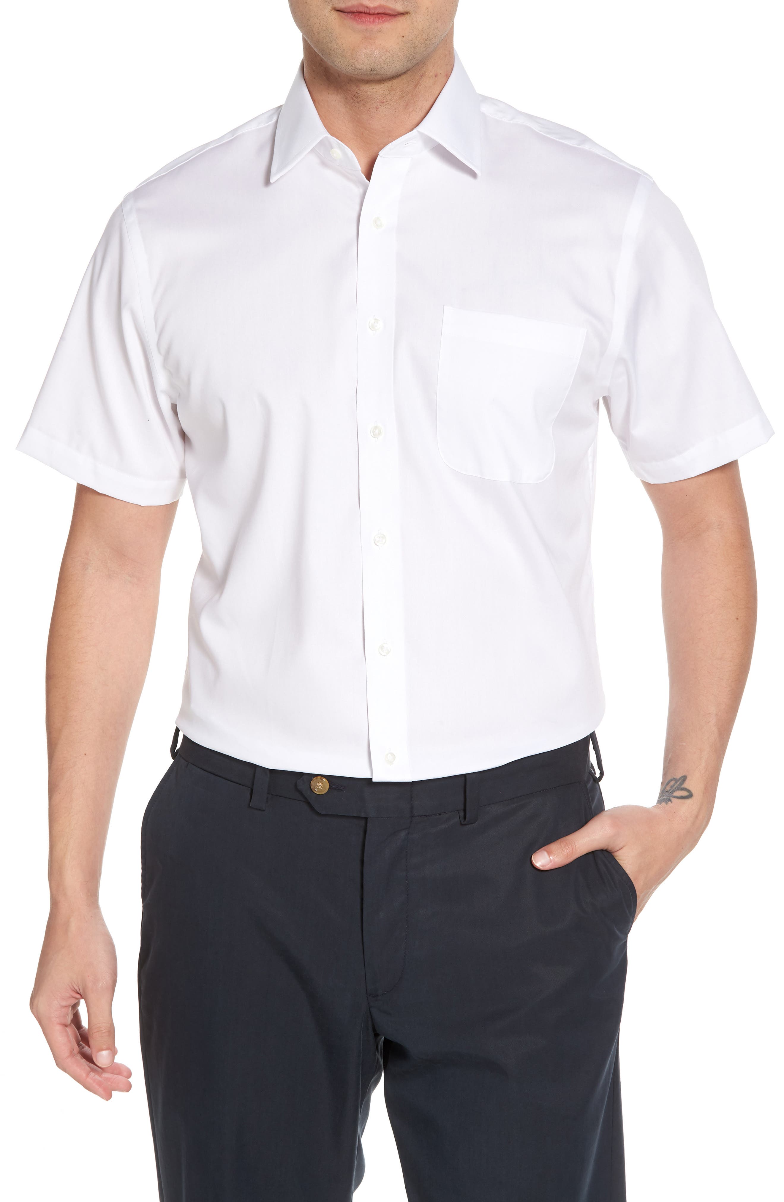 no iron short sleeve dress shirts