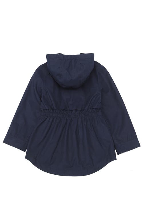 Shop Rokka&rolla Kids' Lightweight Rain Jacket Trench Coat In Night Sky