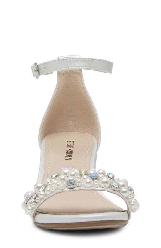 Steve Madden Jcarrson Ankle Strap Sandal In Pearl