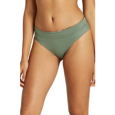 Billabong Tropic Nights Reversible High Waist Bikini Bottoms, Pink