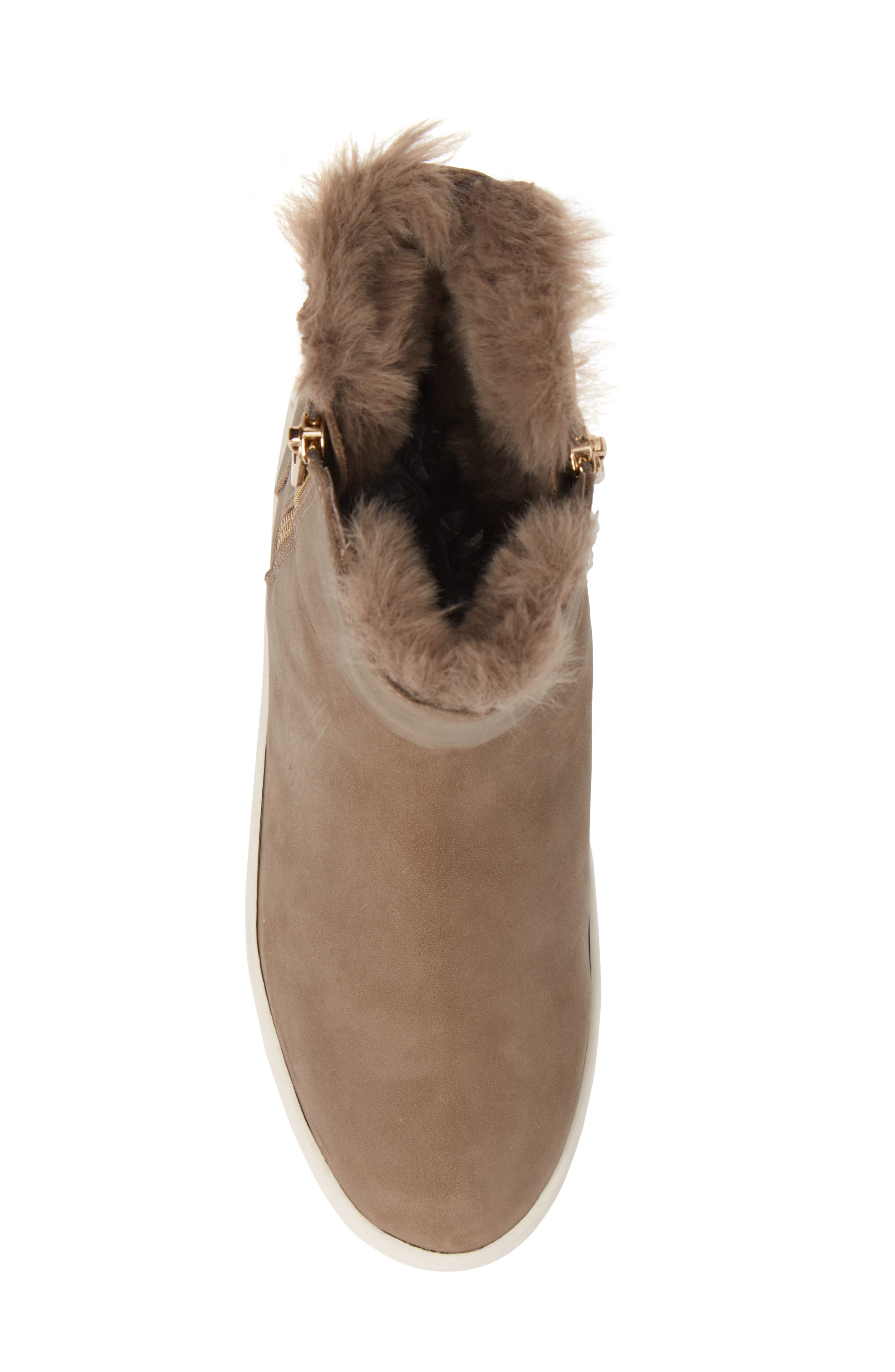 henley faux fur lined bootie
