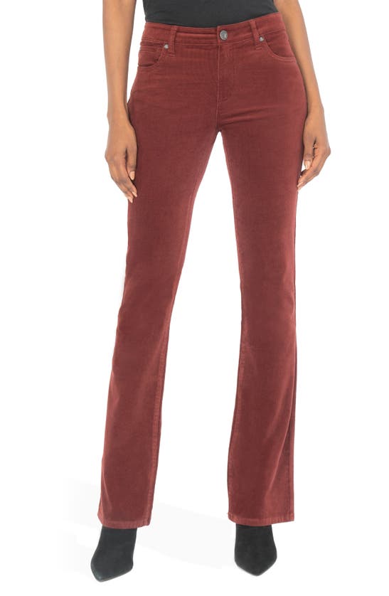 Swat Fame Kut From The Kloth Baby Bootcut Corduroy Jeans In Amber
