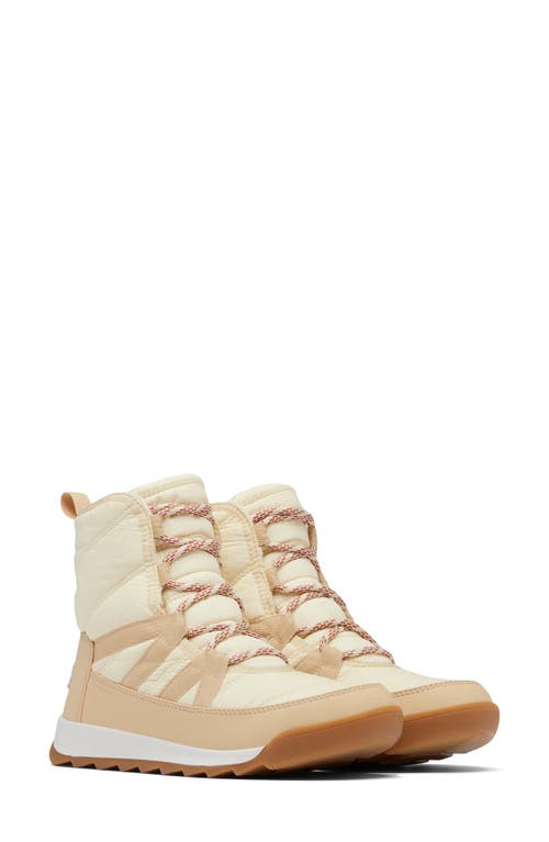 Shop Sorel Whitney Ii Waterproof Snow Boot In Honey White/ceramic