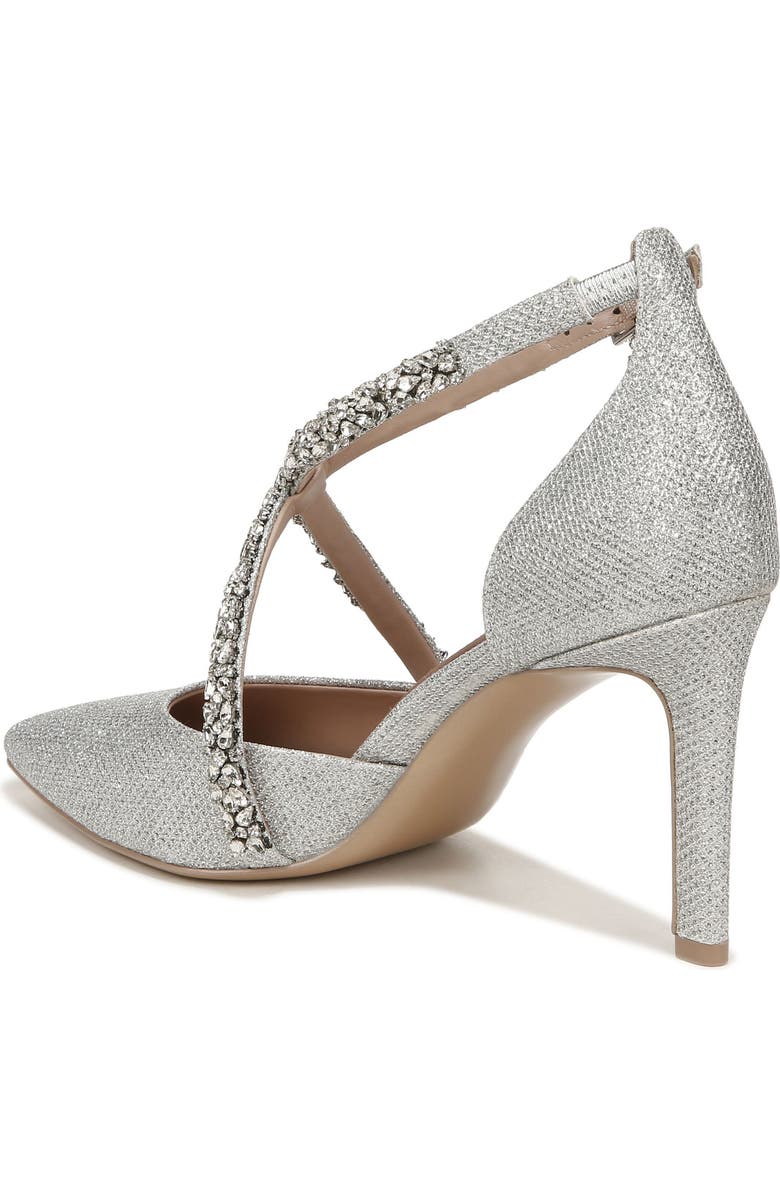 Naturalizer Pnina Tornai for Naturalizer Sevgi Pointed Toe Pump, Alternate, color, Silver Fabric