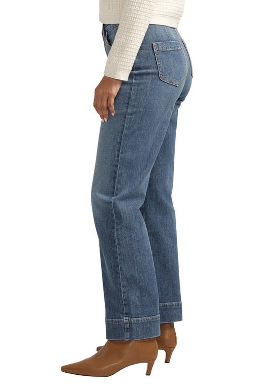 Shop Jag Sophia High Waist Ankle Wide Leg Jeans In Eiffel Blue