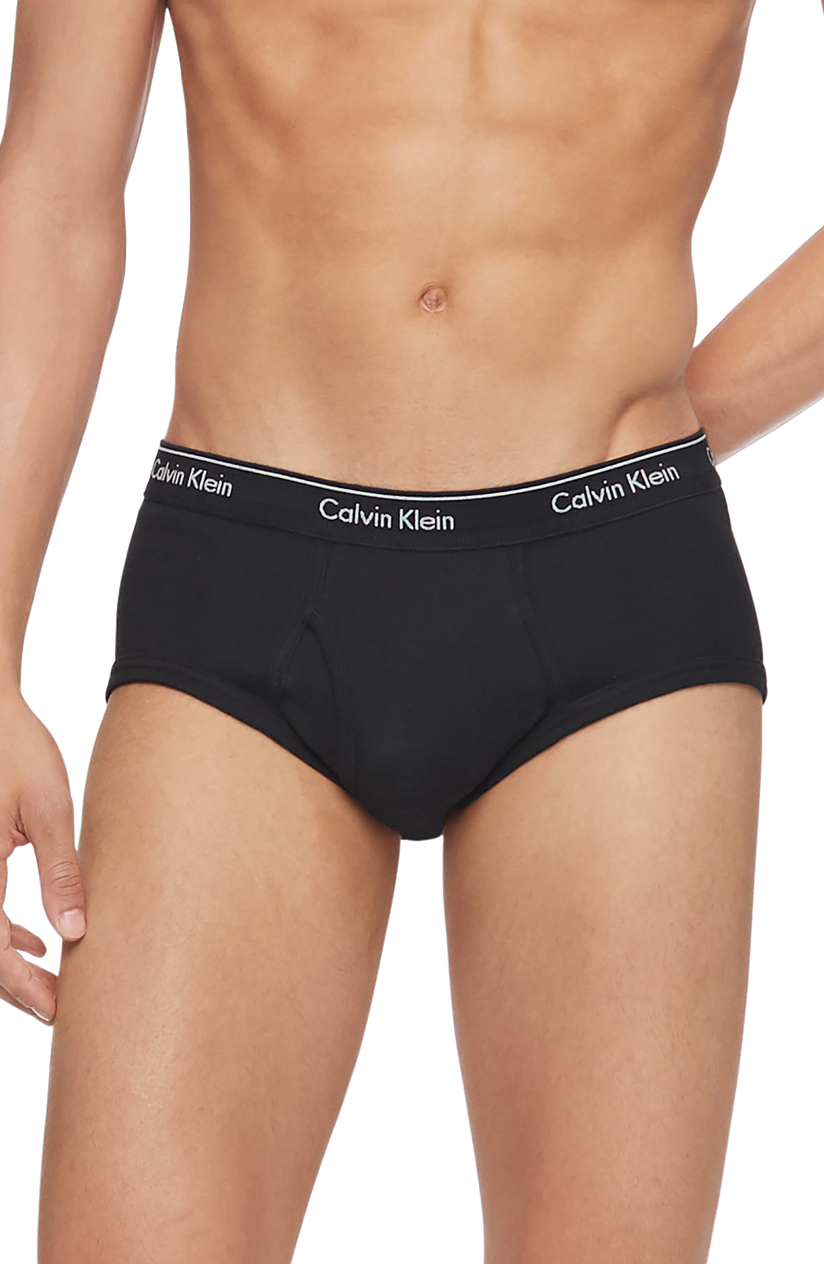 UPC 790812522769 product image for Men's Big & Tall Calvin Klein 3-Pack Cotton Briefs, Size 3XB - Black | upcitemdb.com