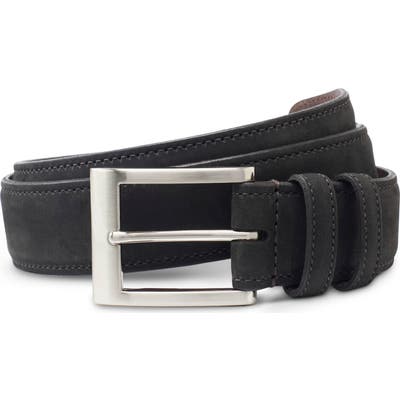 Allen Edmonds Wide Leather Belt, Olive
