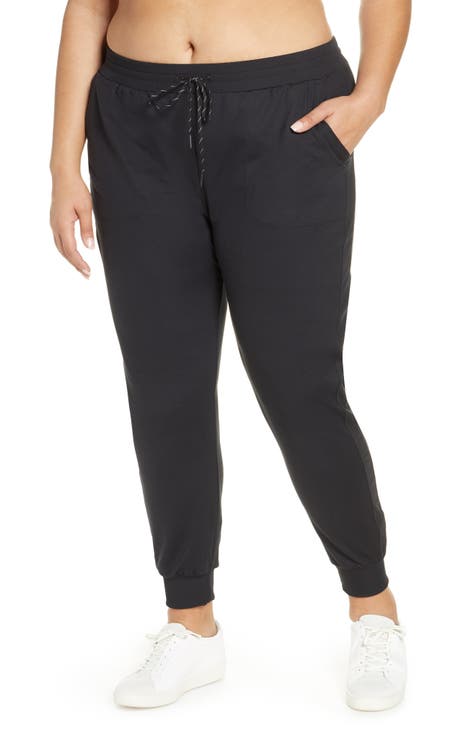 Plus Slim Ankle Jogger with Side Pockets