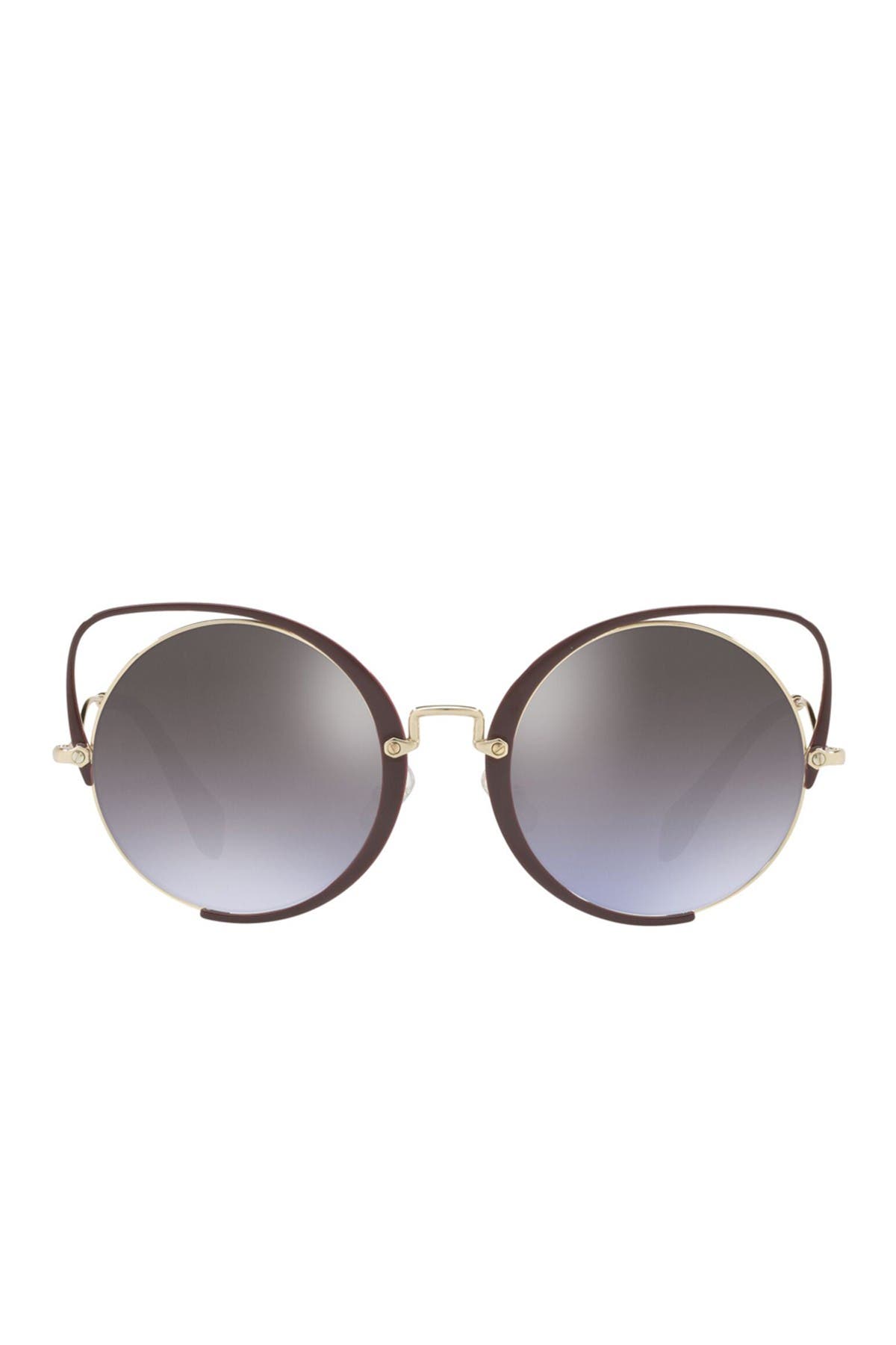 Miu Miu 54mm Round Lens Cat Eye 
