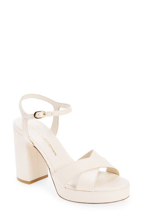 Stuart Weitzman Dayna Platform Sandal In Seashell