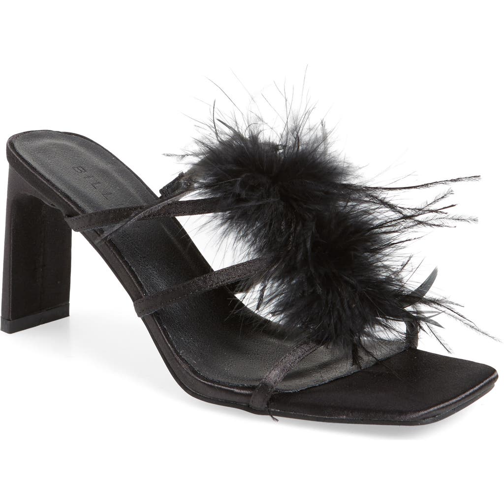 BILLINI BILLINI KAYDEN FEATHER SLIDE SANDAL