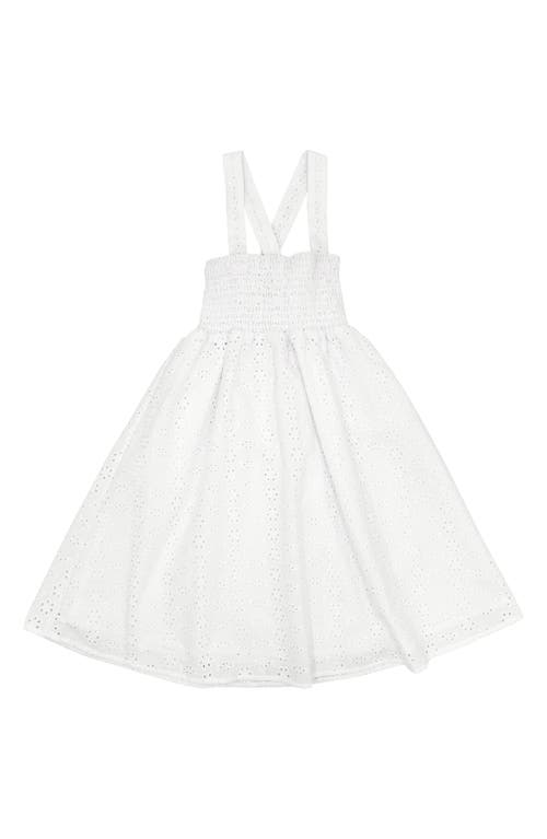 Feather 4 Arrow Kids' Cotton Eyelet Sundress White at Nordstrom,
