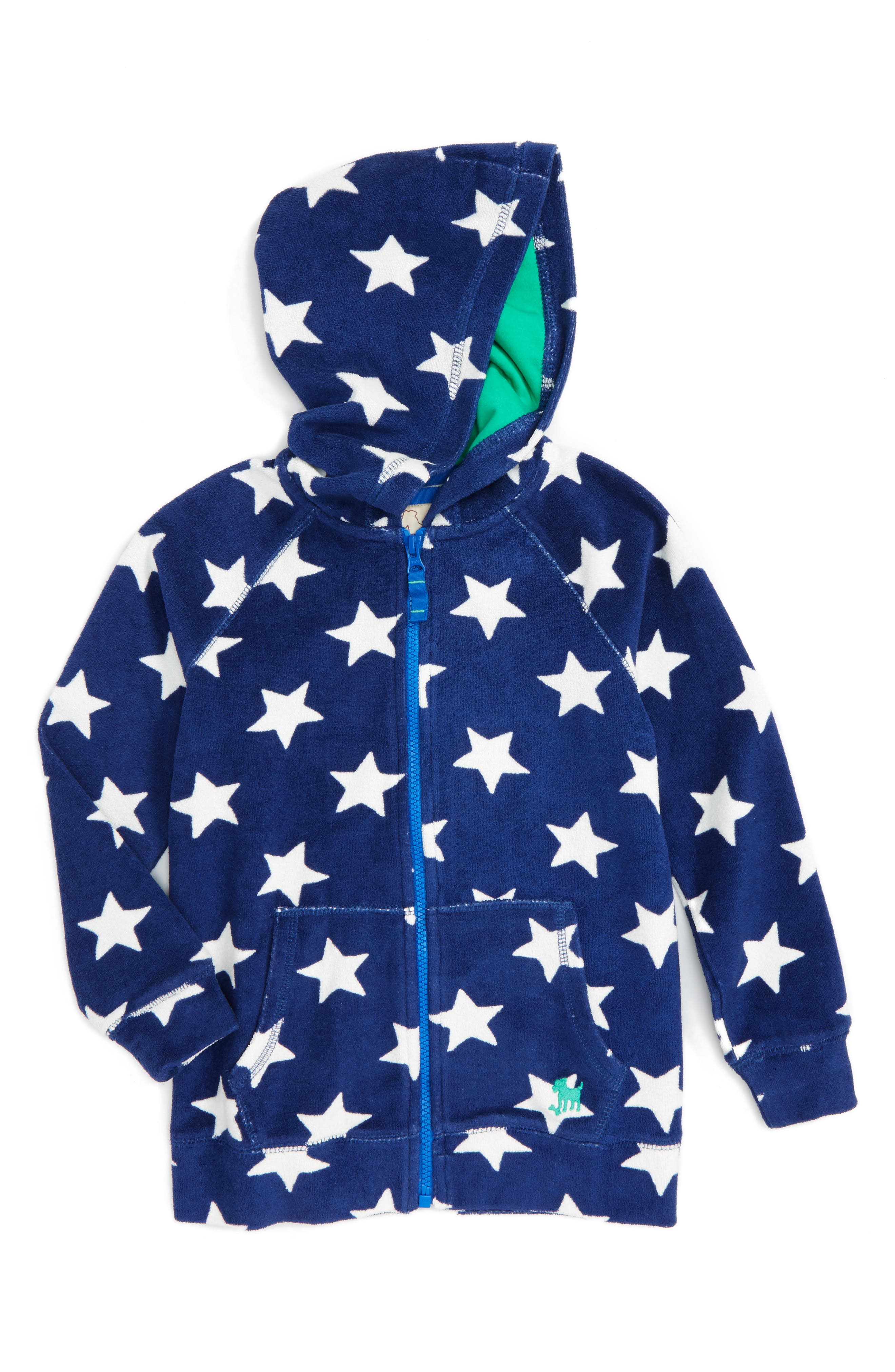 mini boden toweling hoodie