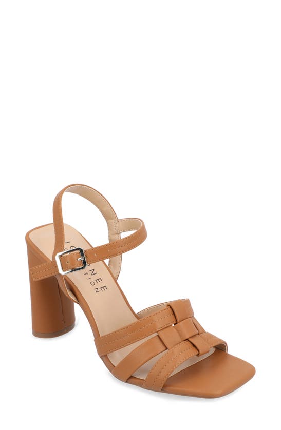 JOURNEE COLLECTION GIBSSEN BLOCK HEEL SANDAL