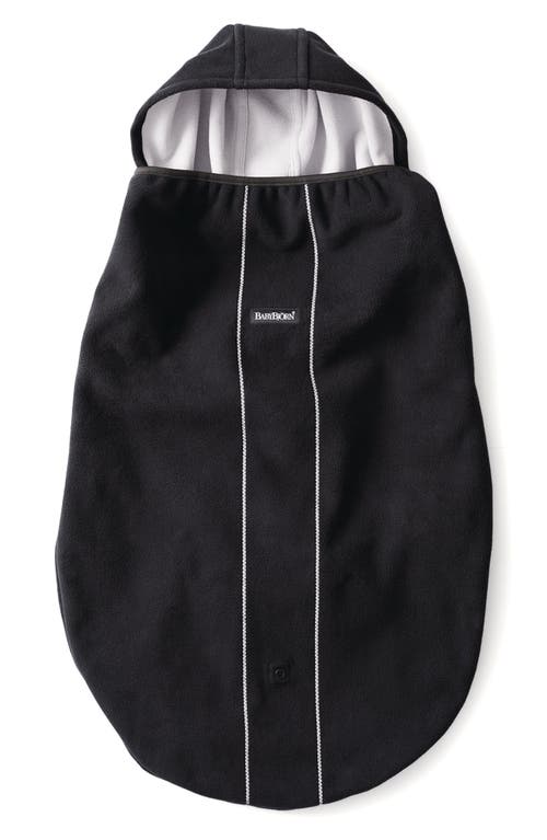 BabyBjörn Hooded Fleece Cover for Baby Carrier in Black at Nordstrom