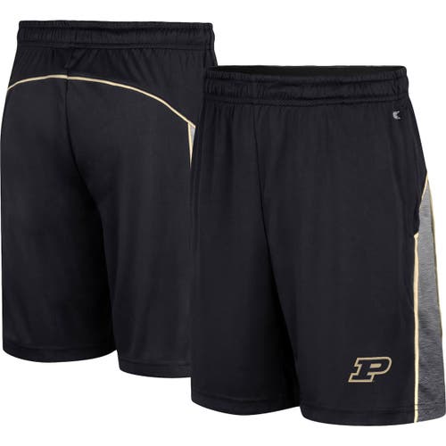 Youth Colosseum Black Purdue Boilermakers Max Shorts