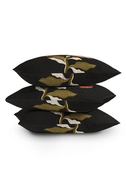 Deny Designs Together Ii Accent Pillow In Black-white