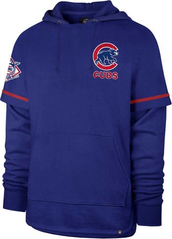 Men's Royal Chicago Cubs Big & Tall Jersey Short Sleeve Pullover Hoodie T- Shirt