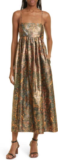 Ulla johnson sale metallic dress