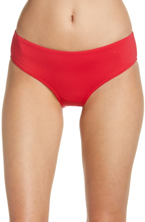 Mid Bikini Bottoms in Red