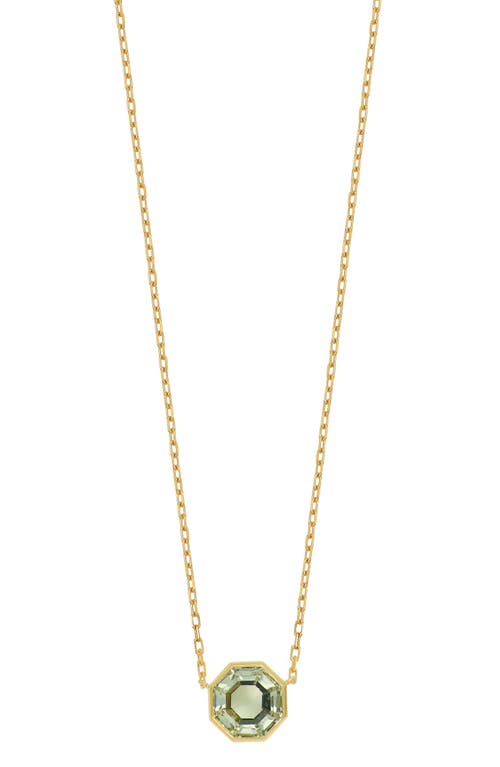Bony Levy Prasiolite Pendant Necklace in 18K Yellow Gold at Nordstrom