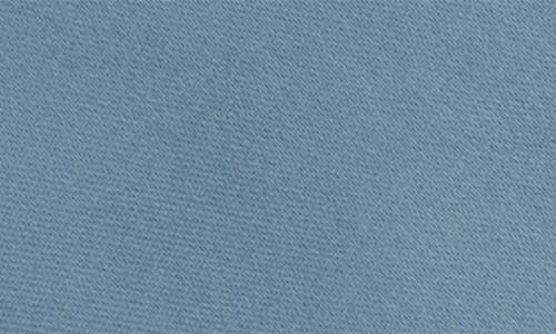 Shop Brooklyn Brigade Solid Satin X-long Tie In Dusty Blue