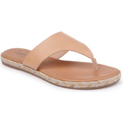 Splendid Trevon Espadrille Flip Flop, Beige