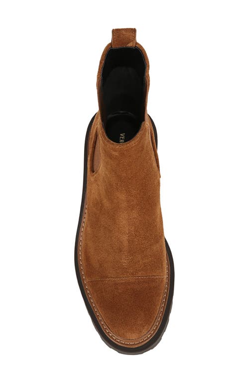 Shop Veronica Beard Delilah Cap Toe Chelsea Boot In Caramel