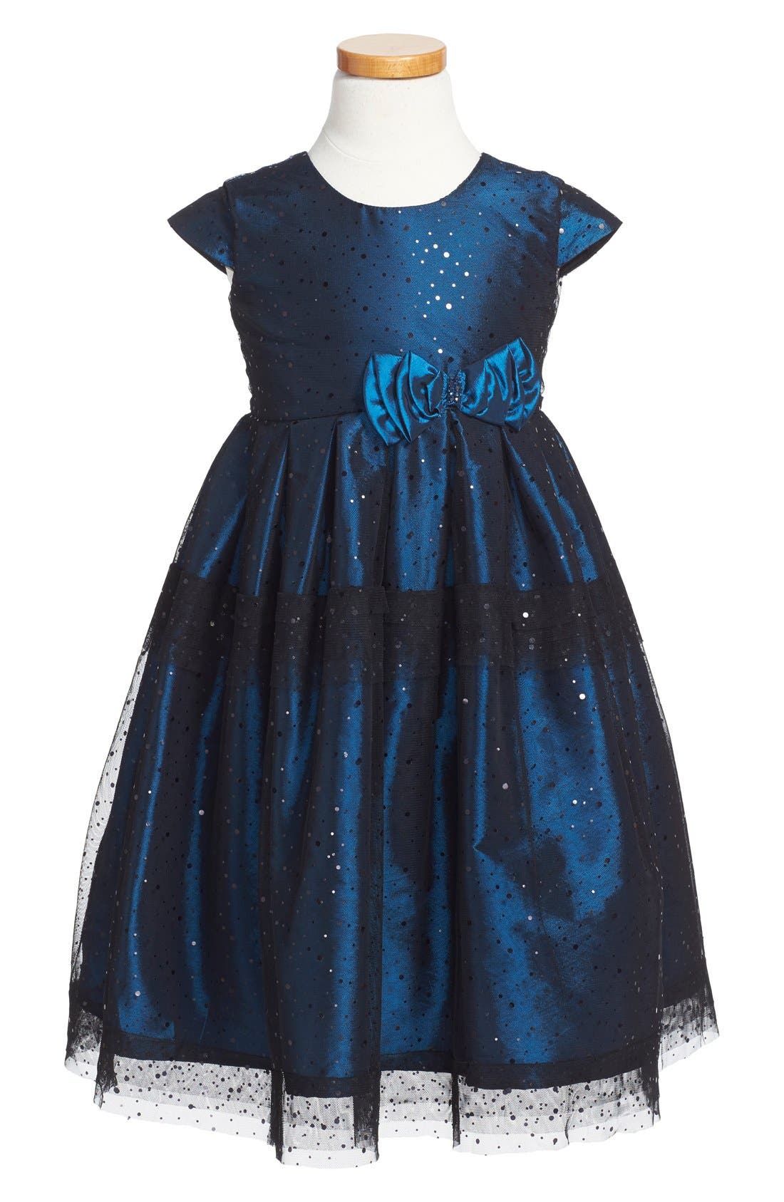 Isobella & Chloe 'Midnight Star' Empire Waist Party Dress (Toddler