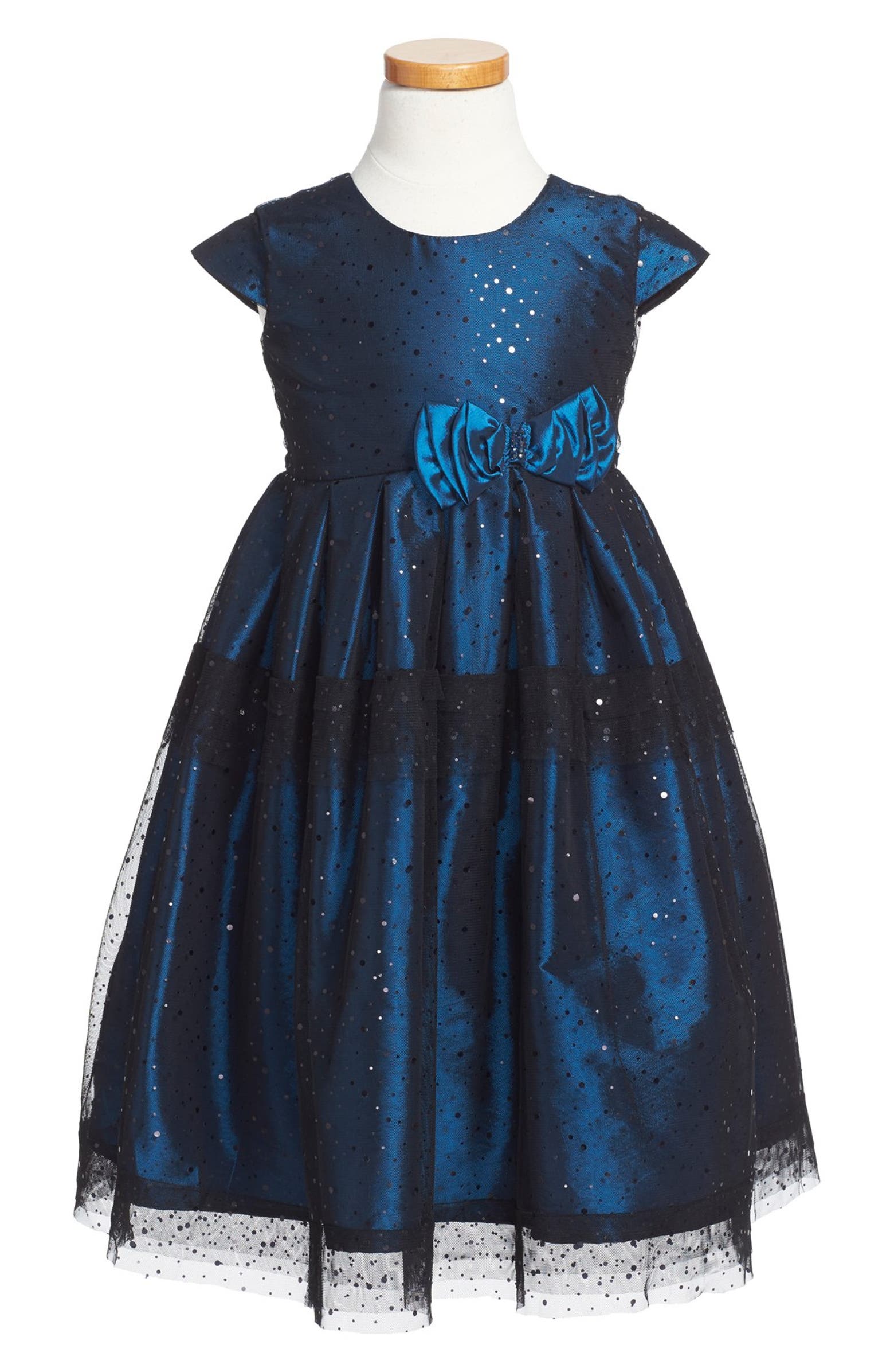 Isobella & Chloe 'Midnight Star' Empire Waist Party Dress (Toddler ...