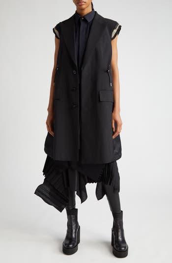 Sacai Hybrid Suiting Vest | Nordstrom