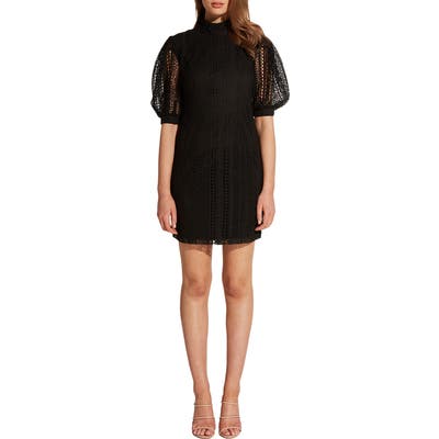 Bardot Brooke Lace Minidress, Black