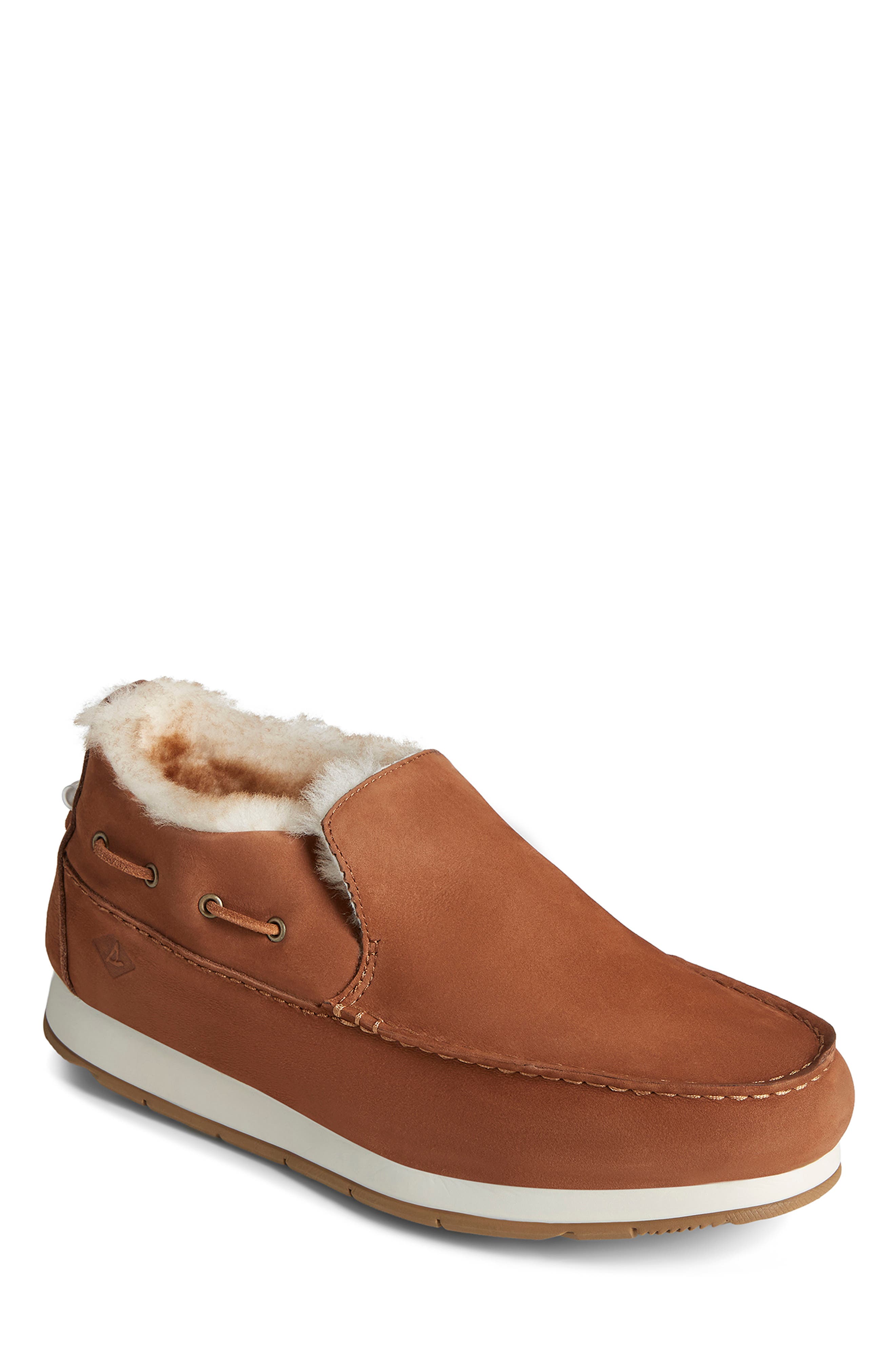 men's sperrys with fur inside