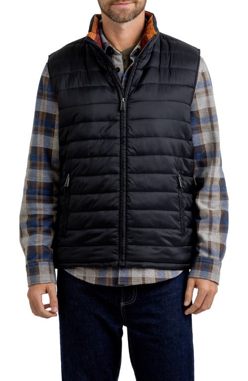 Shop Rainforest Water Resistant Quilted Vest In Black Dusk