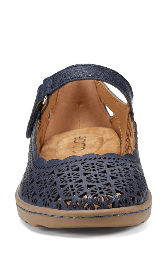 Shop Earth Lady Mary Jane Flat In Dark Blue