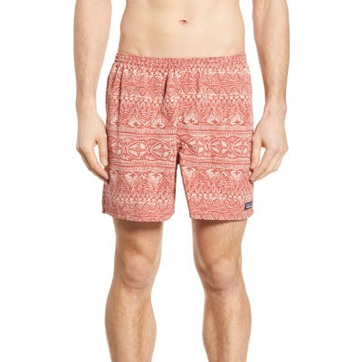 Patagonia Baggies 7-Inch Swim Trunks, Red
